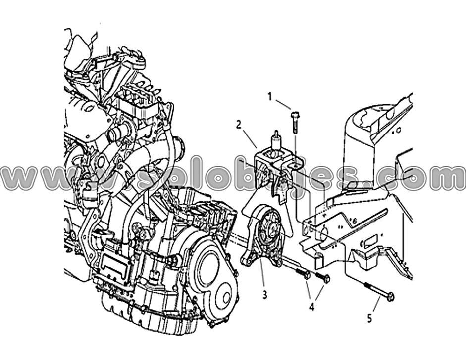 Soporte caja Grand Caravan 2001 catálogo