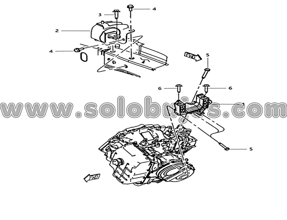 Soporte caja Grand Caravan 2009 catálogo