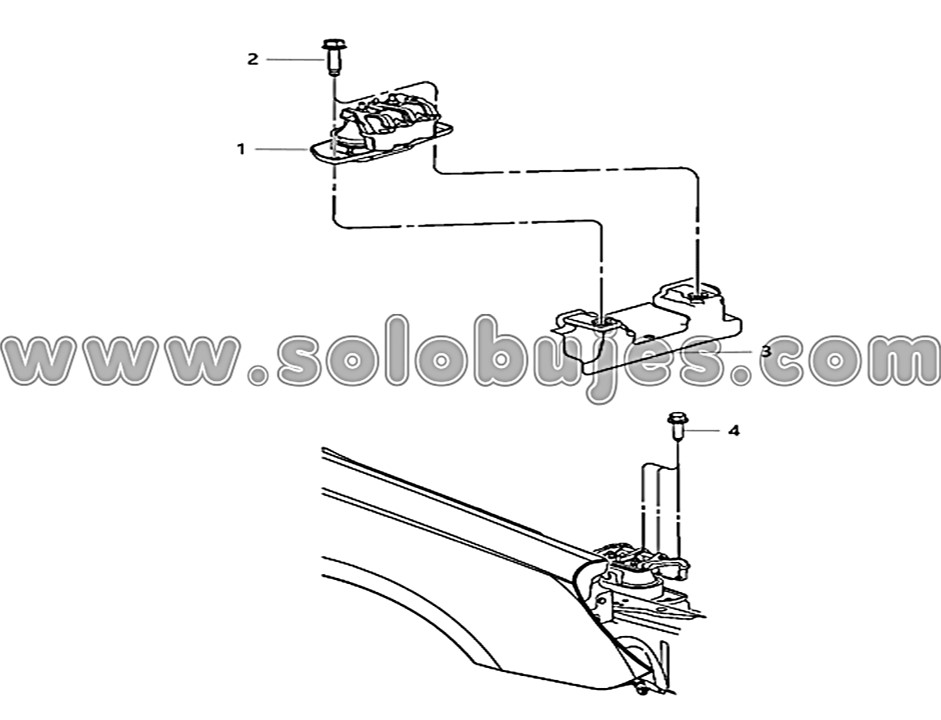 Soporte motor derecho Avenger 2013 catálogo