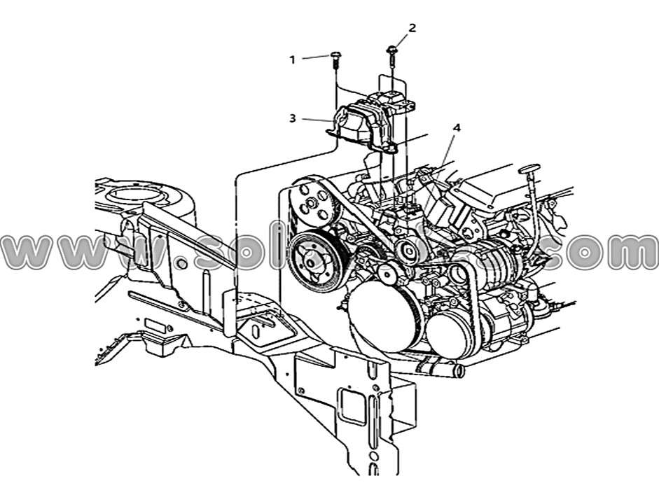 Soporte motor derecho Grand Caravan 2001 catálogo