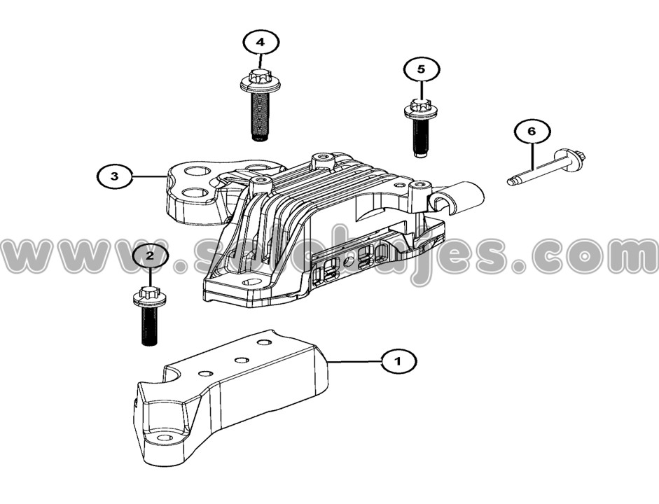 Soporte caja Cherokee 2014 catálogo