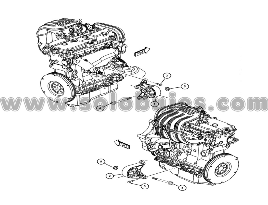 Soporte motor Cherokee 2.4 2003 catálogo