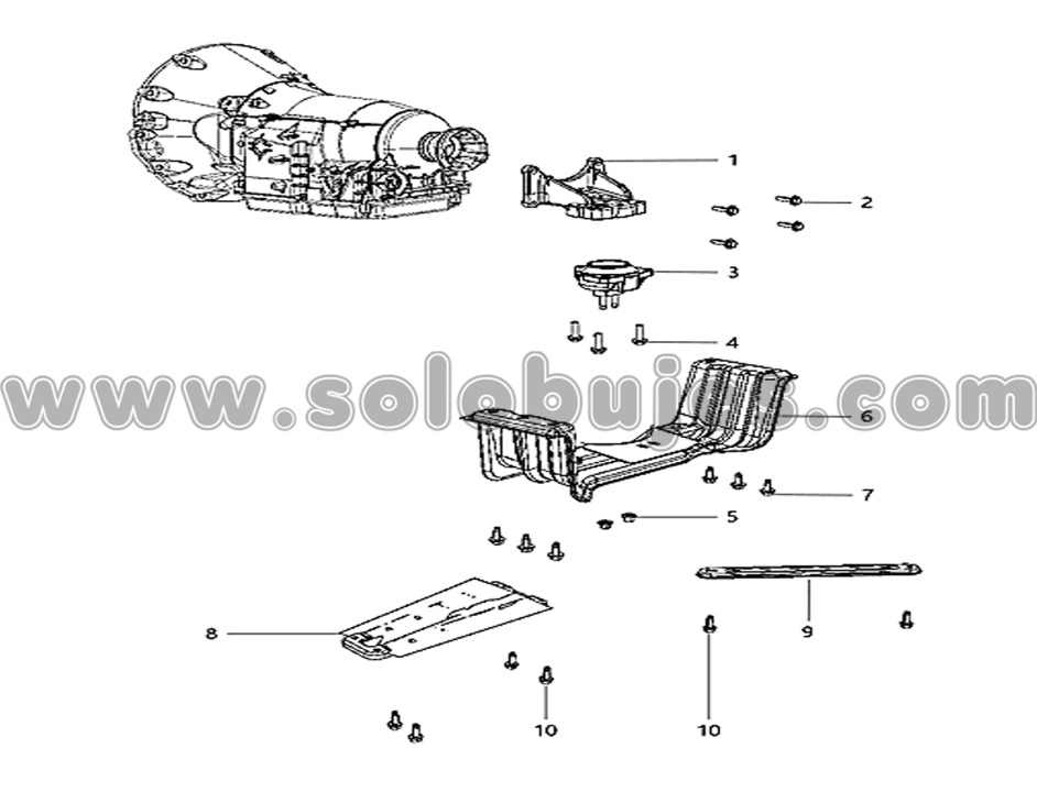 Soporte caja Grand Cherokee 2011 catálogo