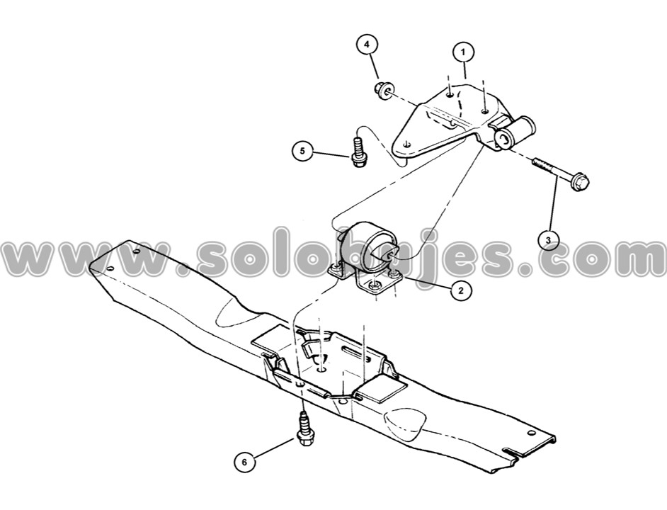 Soporte caja Grand Cherokee 4.0 1998 catálogo