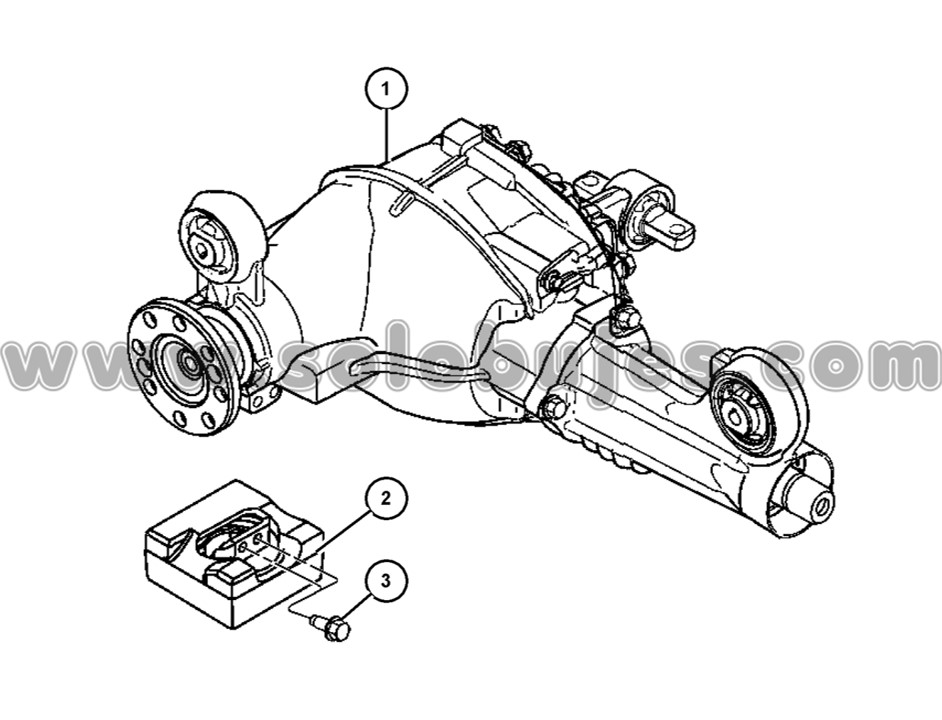 Soporte corbatín transmisión Grand Cherokee 2008 catálogo