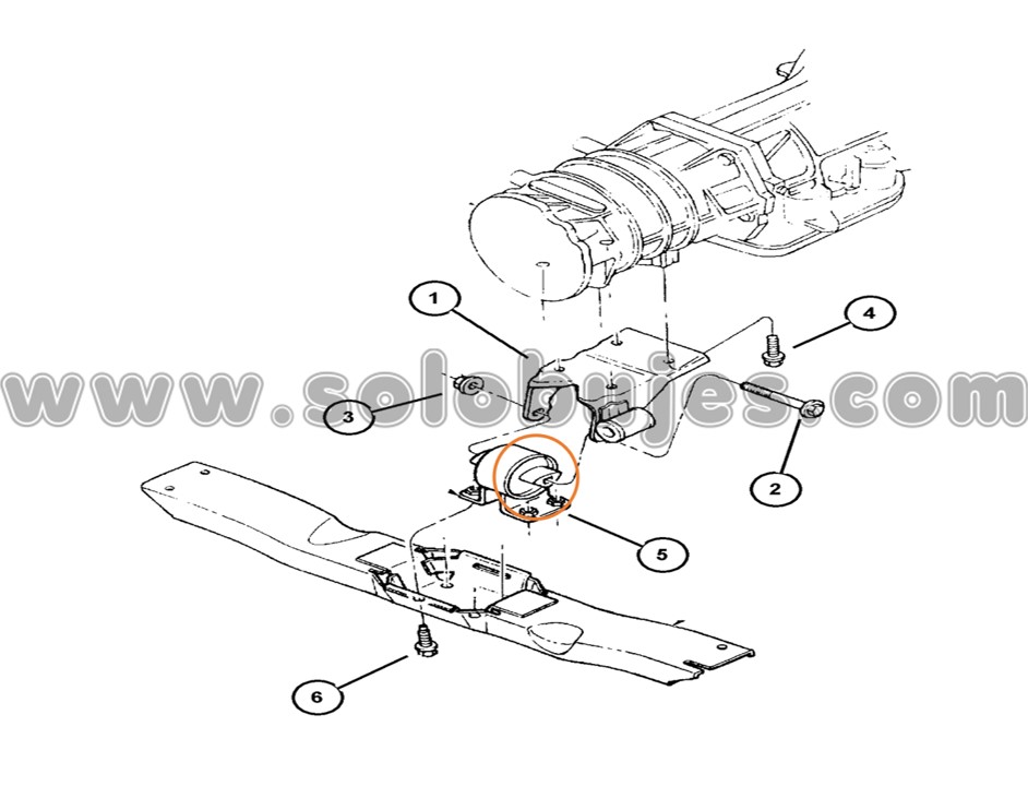 Buje soporte caja Laredo 4.0 1994 catálogo