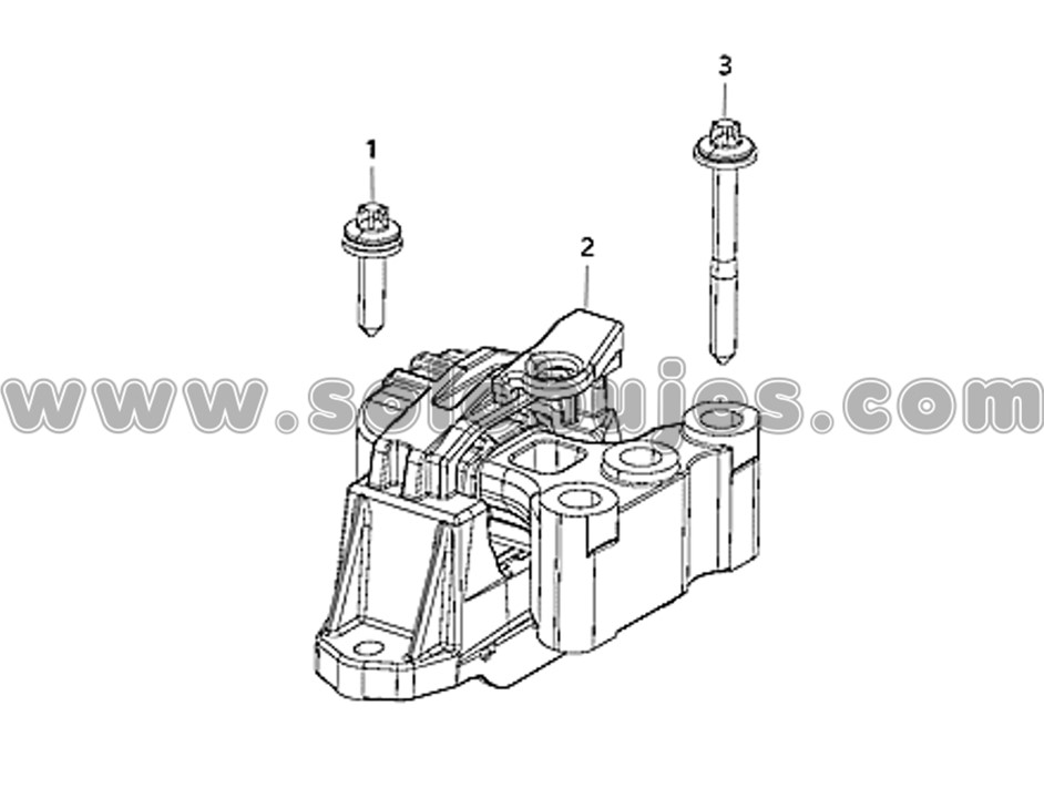 Soporte motor derecho Compass 2018 catálogo