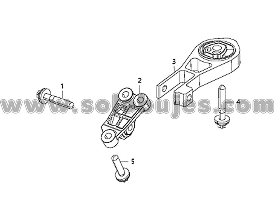 Soporte motor trasero Compass 2018 catálogo