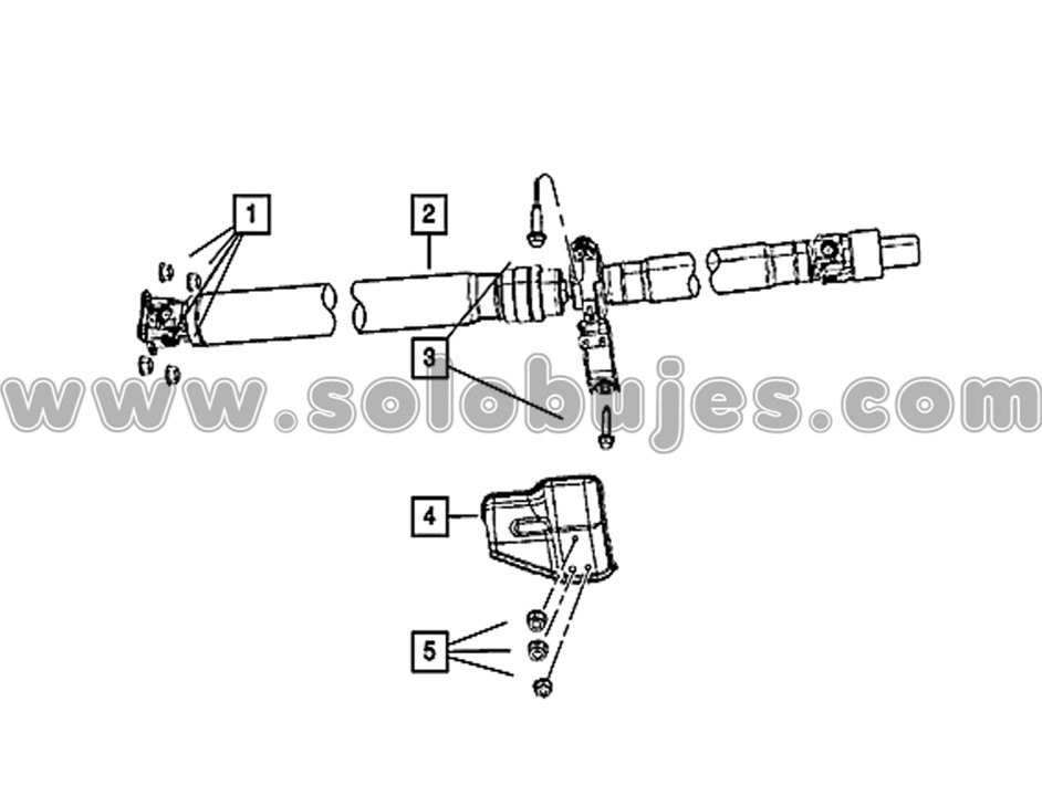 Soporte cardan Caliber 2010 catálogo