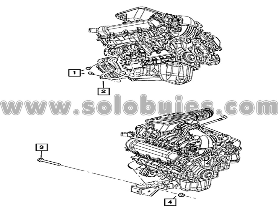 Soporte motor izquierdo Liberty 2009 catálogo