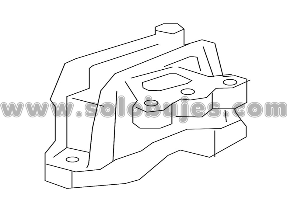 Soporte motor derecho Traverse 2019 catálogo