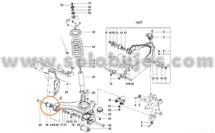 Buje tijera mahindra 2013 catalogo