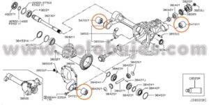 Buje transmision Frontier 2012 catalogo