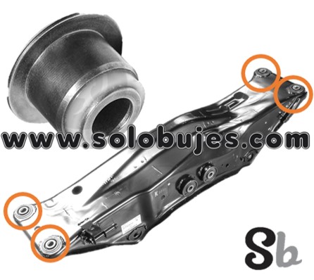 Buje puente trasero Impreza 2003