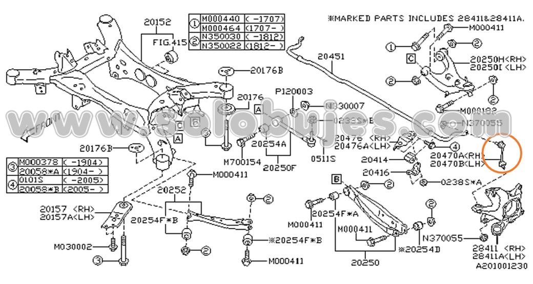 Muñeco trasero Impreza 2017 catalogo