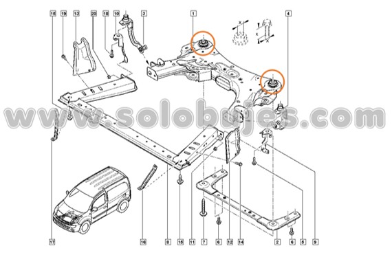 Bujes cuna Kangoo 2019 catalogo