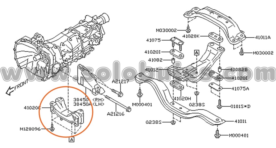 Soporte caja Outback 2021 catalogo