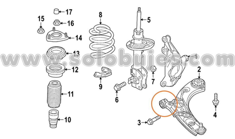 Buje tijera CX50 2025 catalogo
