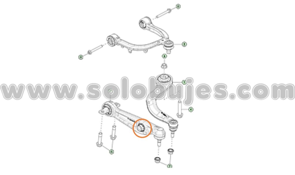 Buje tijera tesla model 3 2026 catalogo